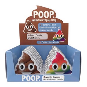 Boston America Emoticandy Poop Emoji Candy Tins 12ct